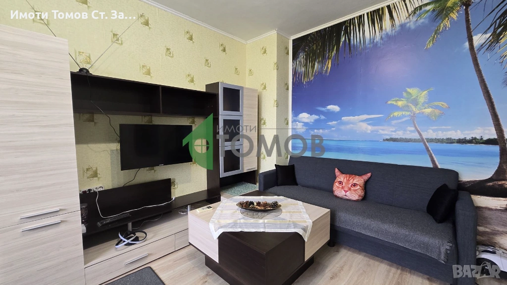 Топъл двустаен апартамент под наем в кв. Три Чучура-юг, снимка 1