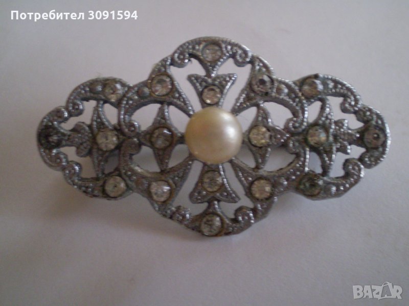 Антикварна брошка 1920г, снимка 1