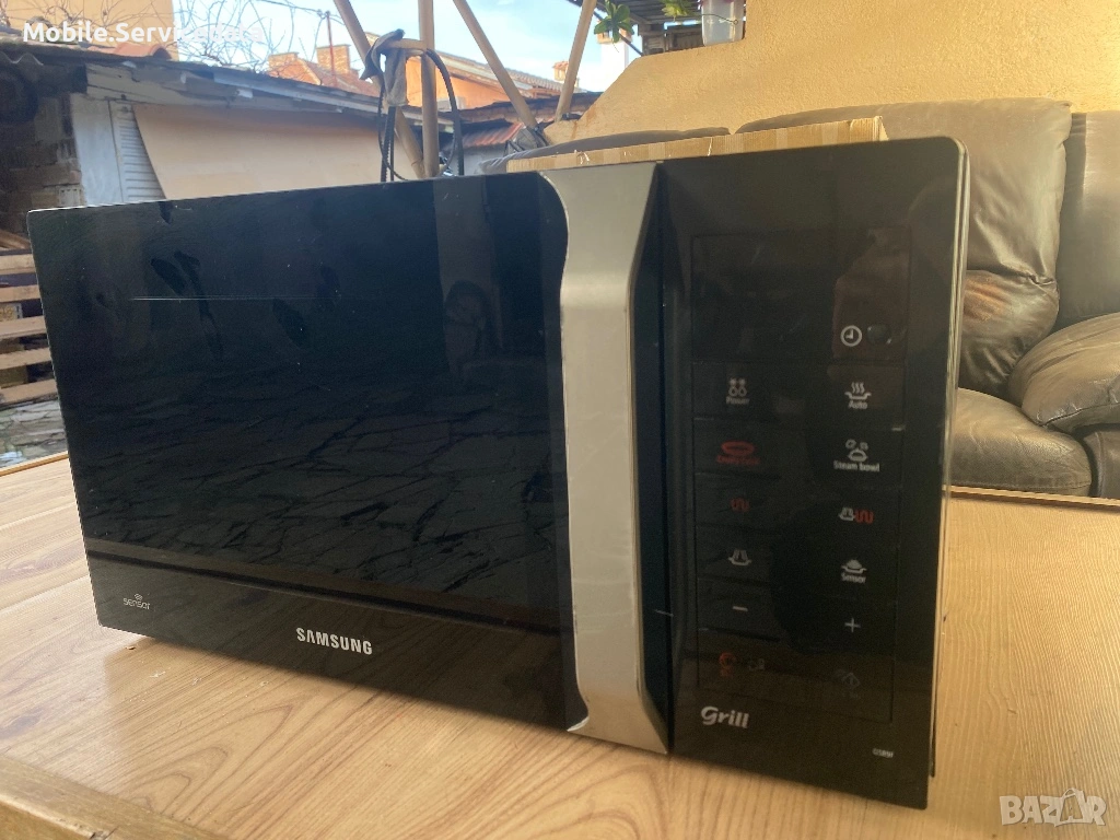 Samsung GS89F-1S микровълнова фурна 23 л с грил 850 W LED дисплей черна, снимка 1