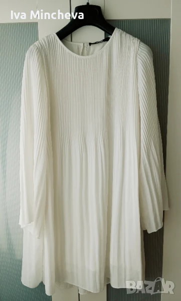 Бяла дамска рокля, снимка 1