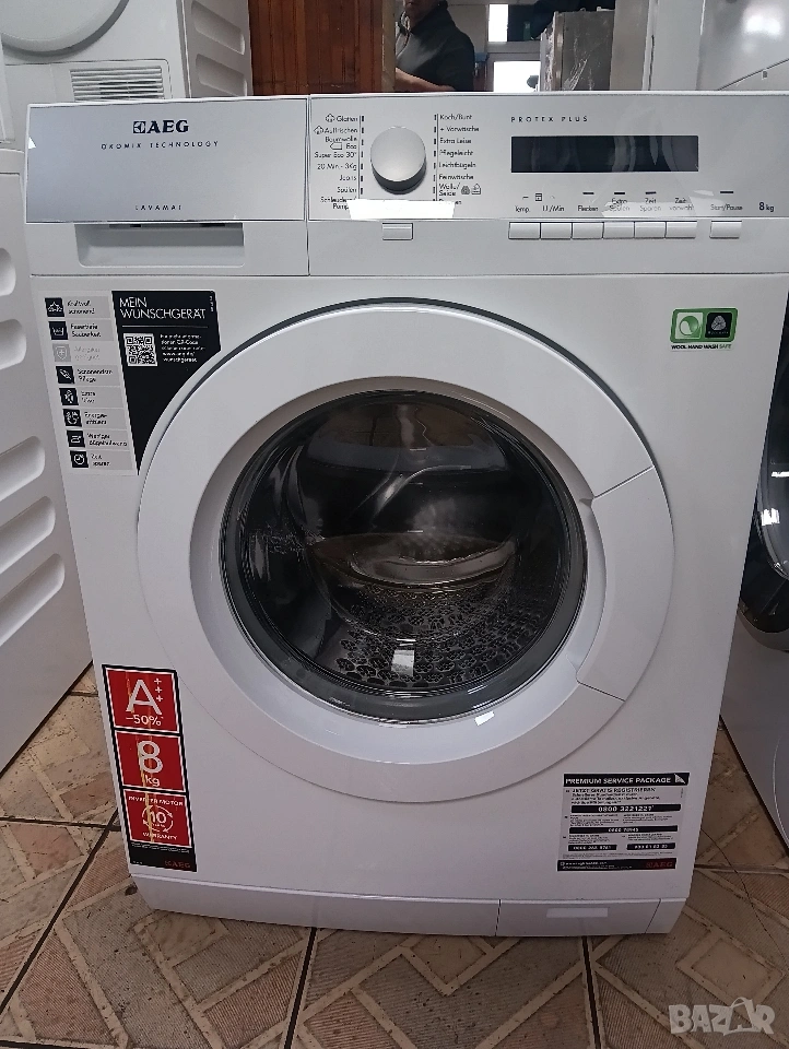 Пералня Аег Aeg Protex Plus A+++ 8кг 2 години гаранция!, снимка 1