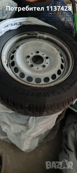 Зимни гуми с джанти DUNLOP 195/65/15, снимка 1