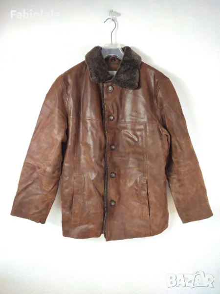 Hooper's London leather coat EU 48, снимка 1