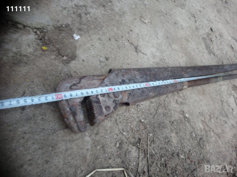 Тръбен ключ голям много здрав дължина 80см. , снимка 1