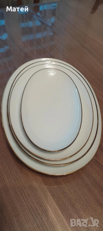 Комплект от 4 броя порцеланови чинии* Германия* Обща цена , снимка 1