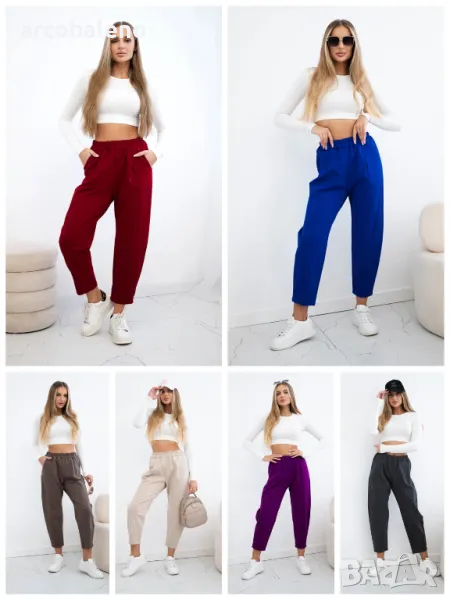 Punto Milano Дамски зимен панталон с джобове, 11цвята , снимка 1