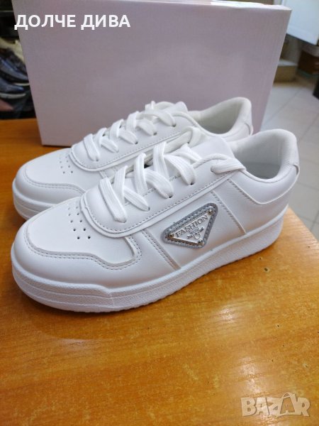 Дамски обувки /кецове /м. 7925 бяли, снимка 1