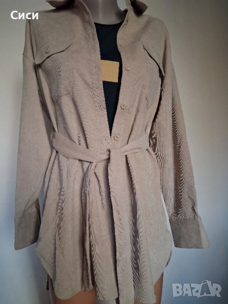 Дамска риза с колан, снимка 1