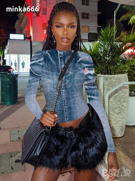 Еластична дамска блуза., снимка 1