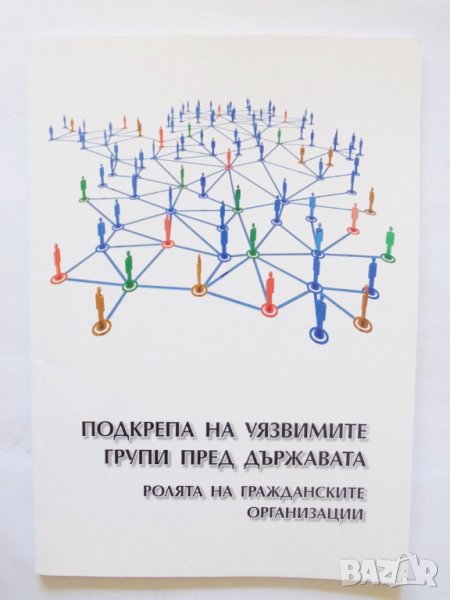 Книга Подкрепа на уязвимите групи пред държавата Ролята на гражданските организации 2015 г., снимка 1