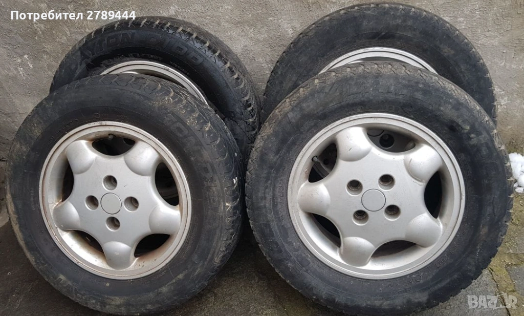 Алуминиеви джанти 4х100, ЕТ43, ЦО 60.1 за Рено, снимка 1