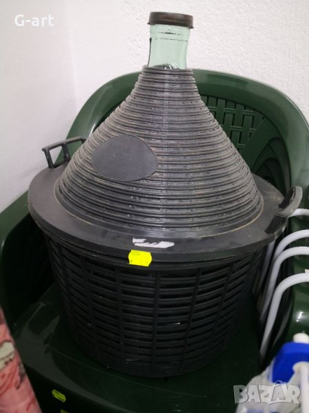 25 литра стъклена бутилка, снимка 1