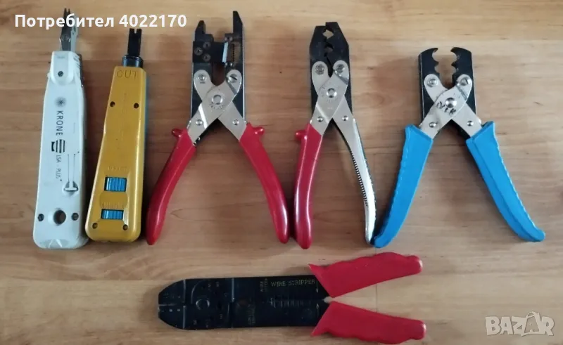 6 инструмента за терминиране и кримпване на кабели, снимка 1