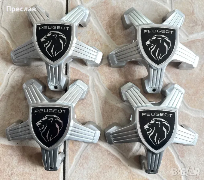 4 броя оригинални капачки за джанти за Peugeot 308 408 508 3008 4008 5008, снимка 1