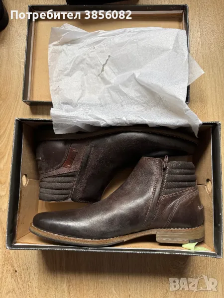 Оригинални обувки от естествена кожа 45 номер, снимка 1