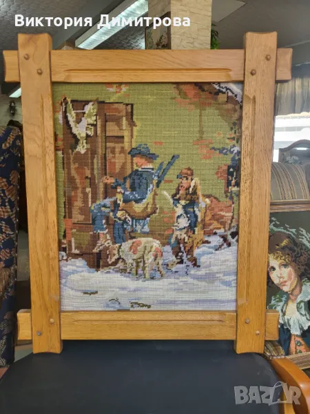 Гоблен с ловен мотив, снимка 1