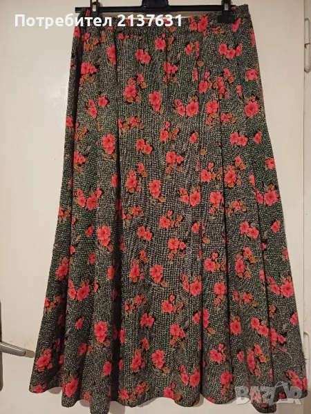 ДАМСКА ПОЛА с ластик в талията  - Размер L  / XL , снимка 1