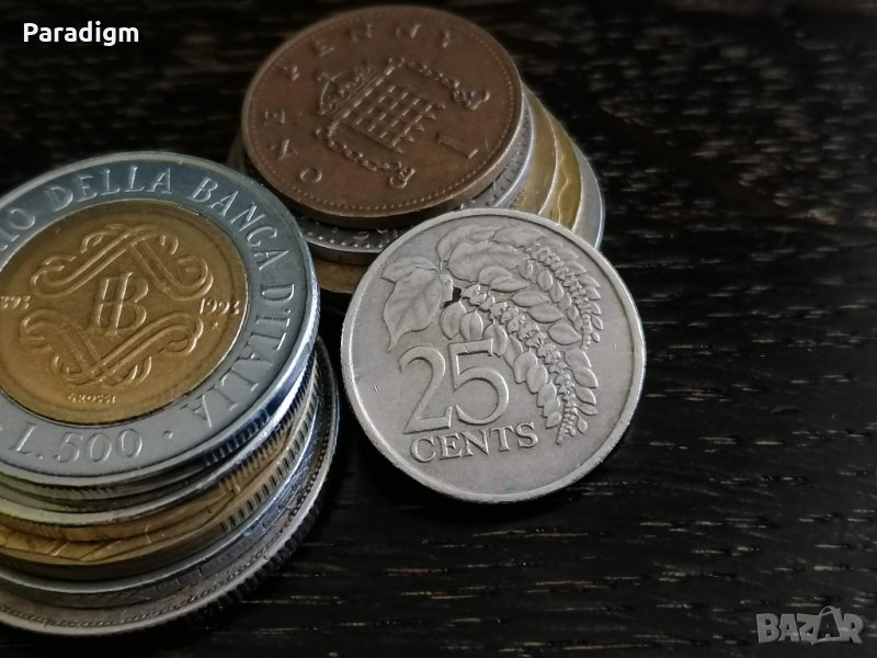 Монета - Тринидад и Тобаго - 25 цента | 2012г., снимка 1