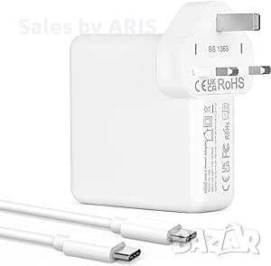Зарядно за MacBook Pro и MacBook Air, включващ USB-C към USB-C кабел, снимка 1