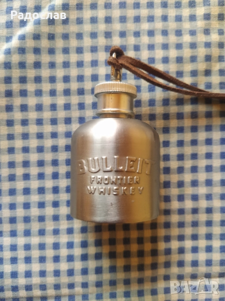 Bulleit Frontier миниатюрна бутилка за алкохол , снимка 1