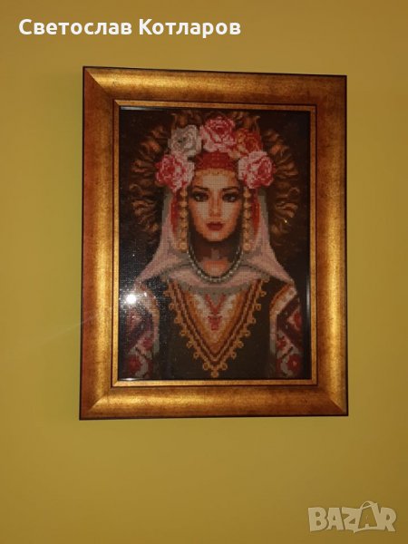 гоблен картина НЕВЕСТА за подарък юбилей рожден ден , снимка 1