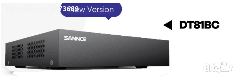 Нов! 8-канален цифров видеорекордер / DVR "SANNCE" + 1 TB твърд диск, снимка 1