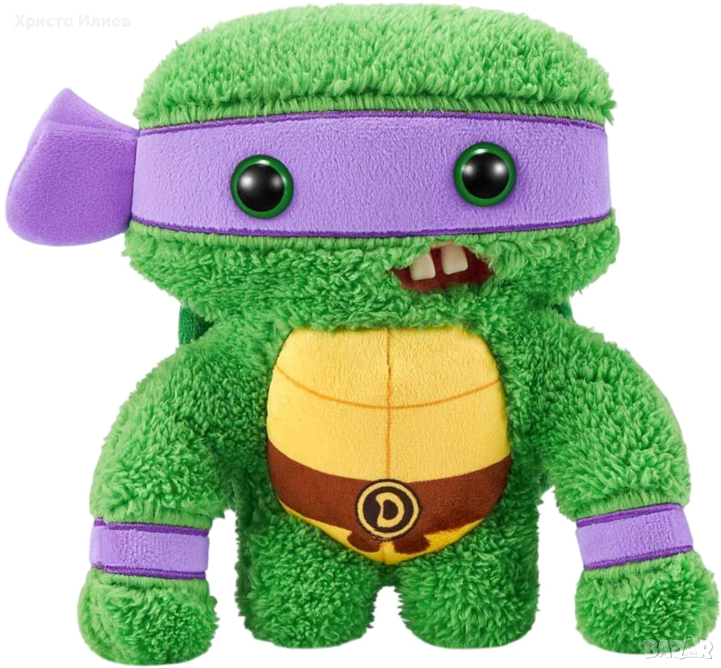 Плюшена играчка Zuru TMNT Fuggler зъбато чудовище Донатело, снимка 1