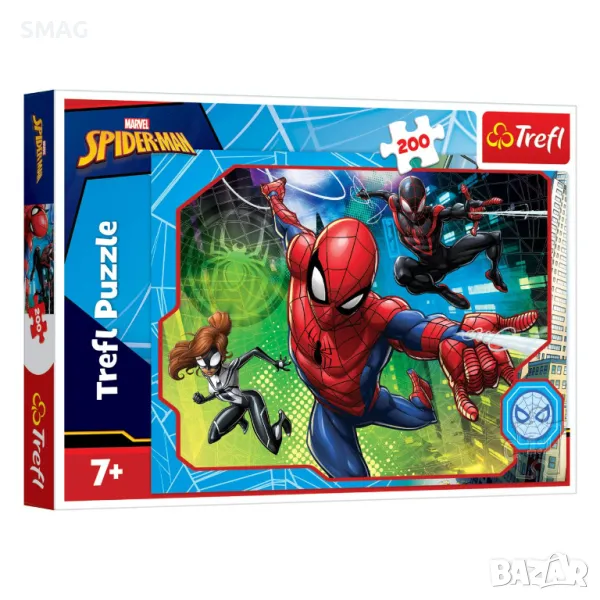 Пъзел Спайдърмен с герои (200 части) S_1215875, снимка 1