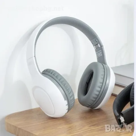 безжични слушалки бели, снимка 2 - Bluetooth слушалки - 48033510
