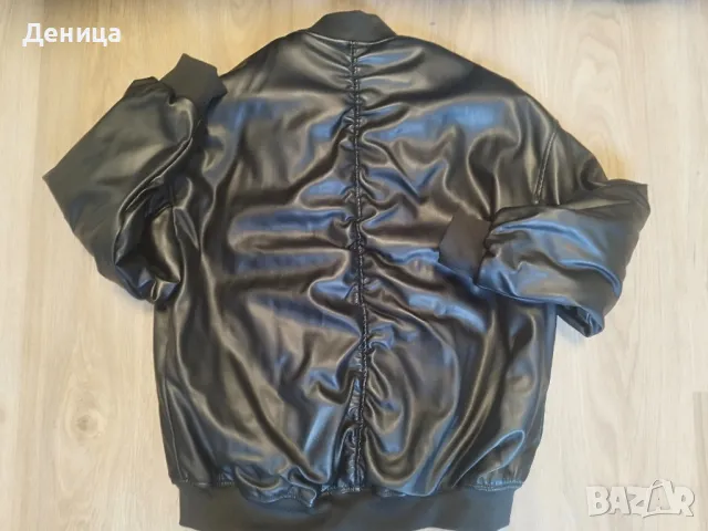 Спортно кожено яке размер М, снимка 2 - Якета - 48137827