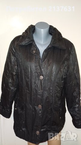 ДАМСКО ЧЕРНО ЗИМНО ЯКЕ BARBARA LEBEK - Размер XL , снимка 3 - Якета - 42771333
