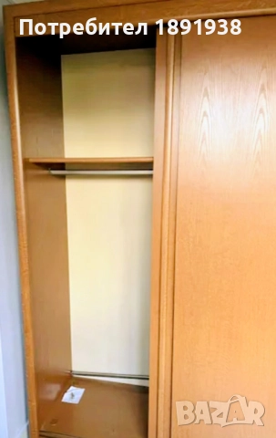 Масивен гардероб с плъзгащи врати , снимка 2 - Гардероби - 51753058