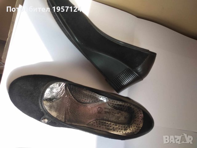 Дамски обувки "Грация" велур, снимка 2 - Дамски обувки на ток - 42516818