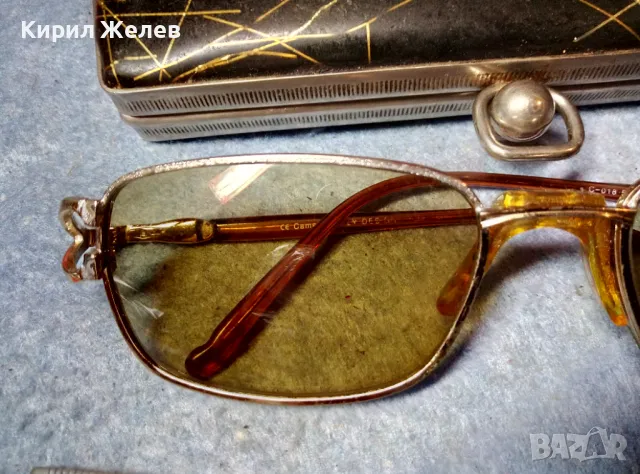 Camelry ITALY DESING Стари МАРКОВИ СТИЛНИ СЛЪНЧЕВИ ОЧИЛА с ВИНТИДЖ КАЛЪФ 47723, снимка 3 - Други ценни предмети - 47528214