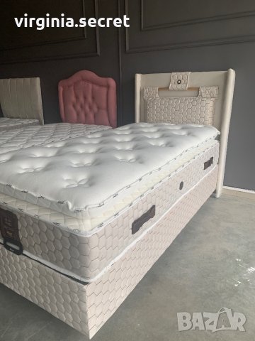 Тапицирани легла 90/190, снимка 3 - Спални и легла - 39844769