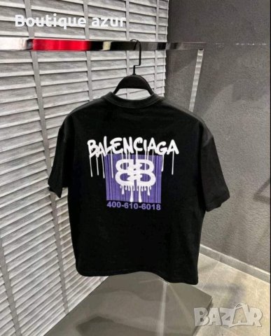 мъжка висококачествена тениска balenciaga 