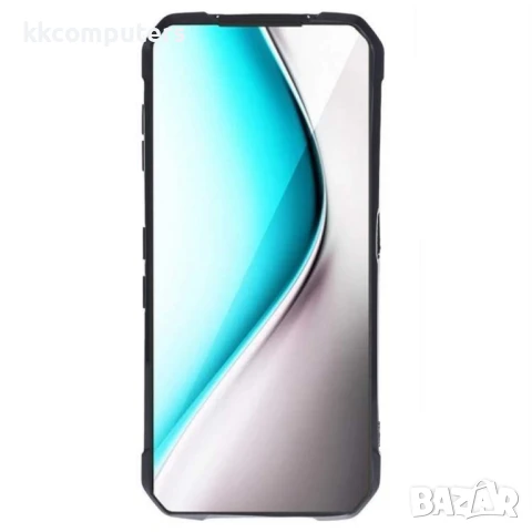 Гъвкав TPU Калъф + Скрийн Протектор за Unihertz 8849 Tank 2 – Прозрачен / Черен, снимка 3 - Калъфи, кейсове - 50709114