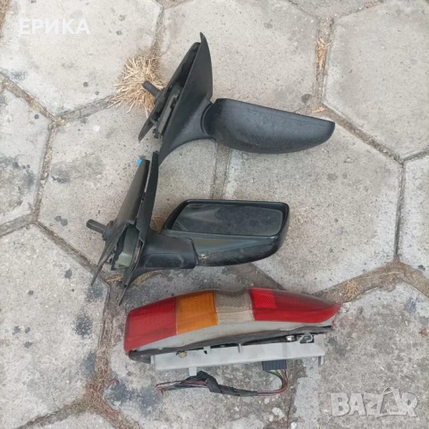 Огледала и стоп за Форд Ескорт. Джанти 13,Гайки, Кабели.Преден амортис, снимка 2 - Аксесоари и консумативи - 53972701