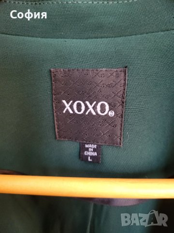 Маслено зелено сако XOXO, снимка 3 - Сака - 38763155