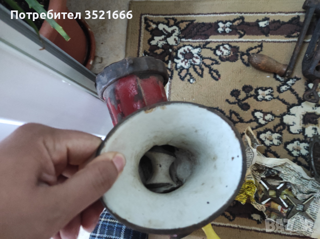 Машинка за мелене на месо, ретро, снимка 7 - Аксесоари за кухня - 44641738