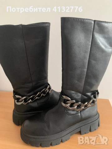 Зимни ботуши , Размер 38, снимка 2 - Дамски ботуши - 52494506