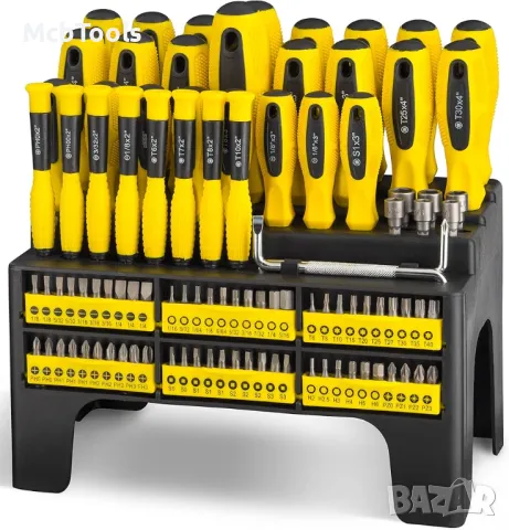 Комплект отвертки и битове 100 части STAHLMAYER