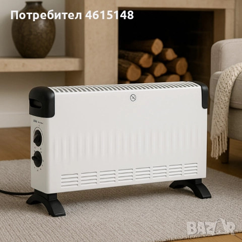 Конвекторни отоплители Rosberg – 2000W, 3 степени, защита от прегряване, снимка 5 - Други - 51985318