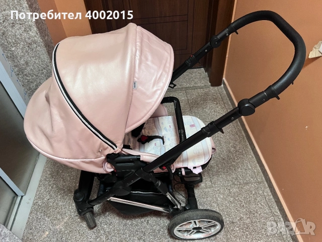 Бебешка количка Adbor еко кожа, снимка 4 - Детски колички - 54303657