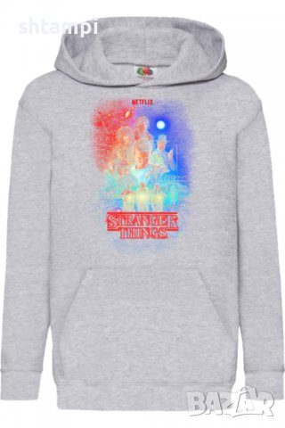 Детски Суитчър/Суитшърт Stranger things 006,Игра,Подарък,Изненада,Забавление,Рожден Ден, снимка 2 - Детски анцузи и суичери - 38357787