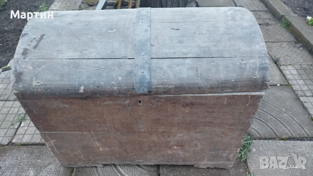 Старинен дървен сандък , снимка 3 - Други - 54010390