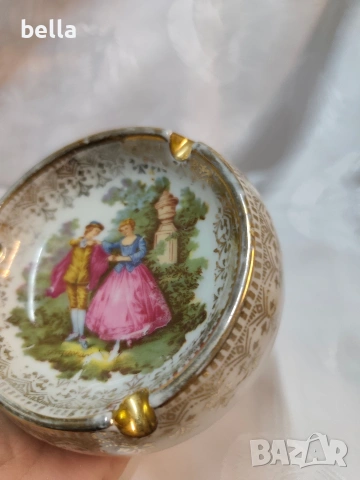 Винтидж видински порцелан – Пепелник Ромео и Жулиета, снимка 6 - Антикварни и старинни предмети - 54309727