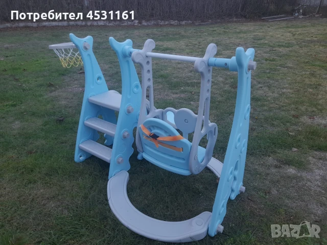 Детска люлка с пързалка, снимка 1