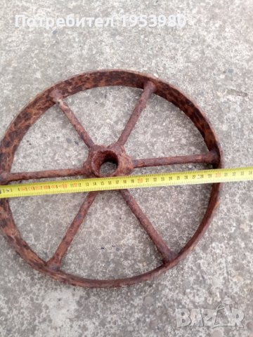 Старо желязно колело, снимка 2 - Антикварни и старинни предмети - 40288396