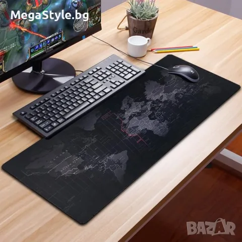 Подложка за мишка Gaming XL Qisan 80x30cm, Противоплъзгаща основа, Водоустойчива